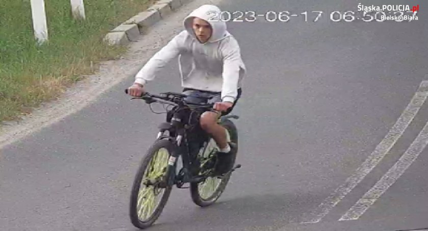 Policja poszukuje złodzieja roweru elektrycznego