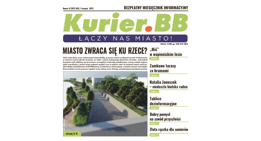 Do kolportażu trafił sierpniowy numer Gazety Miejskiej Kurier.BB
