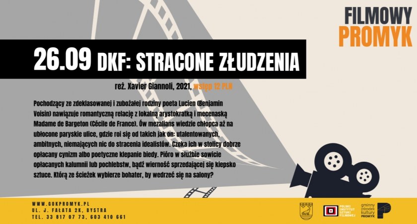 Dyskusyjny Klub Filmowy: Stracone złudzenia w GOK Promyk w Bystrej