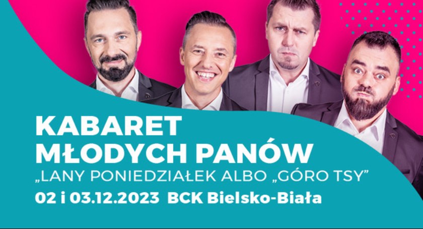 Kabaret Młodych Panów zaprasza na Lany Poniedziałek w grudniu w Bielsku-Białej i Cieszynie