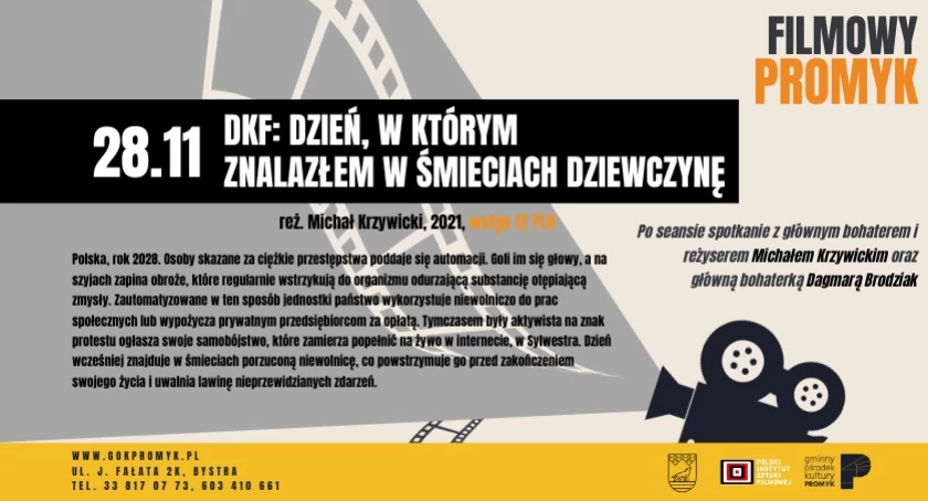 Dyskusyjny Klub Filmowy: Dzień, w którym znalazłem w śmieciach dziewczynę | Spotkanie z reżyserem