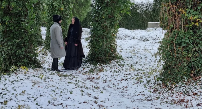 Na cmentarzu żydowskim w Bielsku-Białej kręcono film