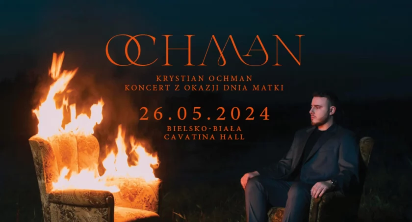 Krystian Ochman wystąpi w Bielsku-Białej z okazji Dnia Matki