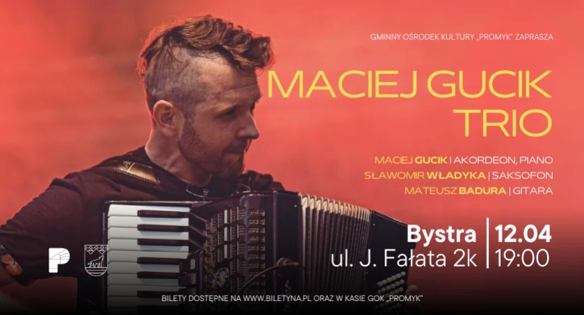 Koncert Maciej Gucik Trio w Bystrej