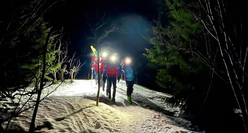 Nocne poszukiwania turysty na Babiej Górze [FOTO]