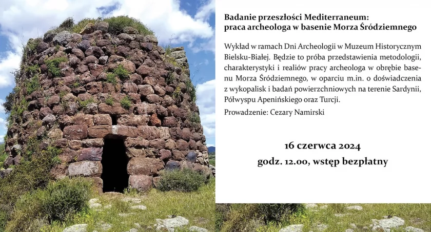 Wykład w ramach Dni Archeologii w Muzeum Historycznym Bielsku-Białej. Badanie przeszłości Mediterraneum: praca archeologa w basenie Morza Śródziemnego
