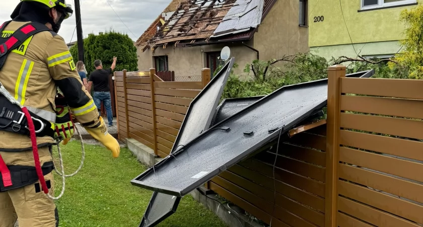 Nawałnica przeszła przez miasto i okoliczne miejscowości