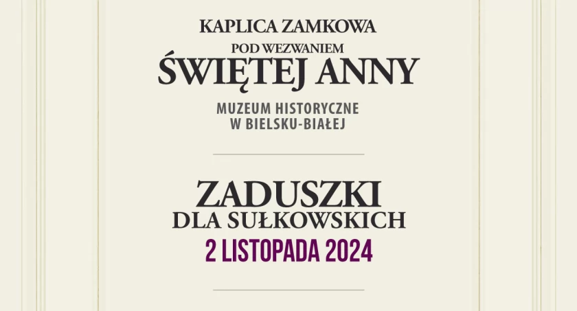 Zaduszki dla Sułkowskich