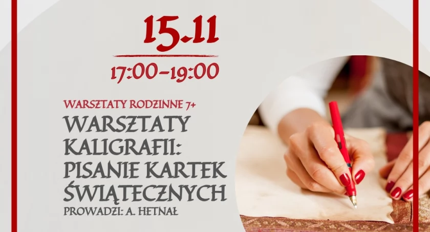 Warsztaty kaligrafii: pisanie kartek świątecznych 