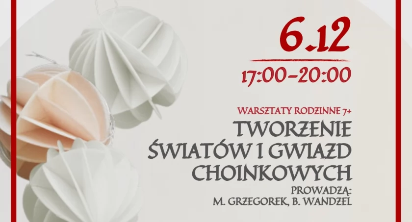 Warsztaty: tworzenie światów i gwiazd choinkowych 