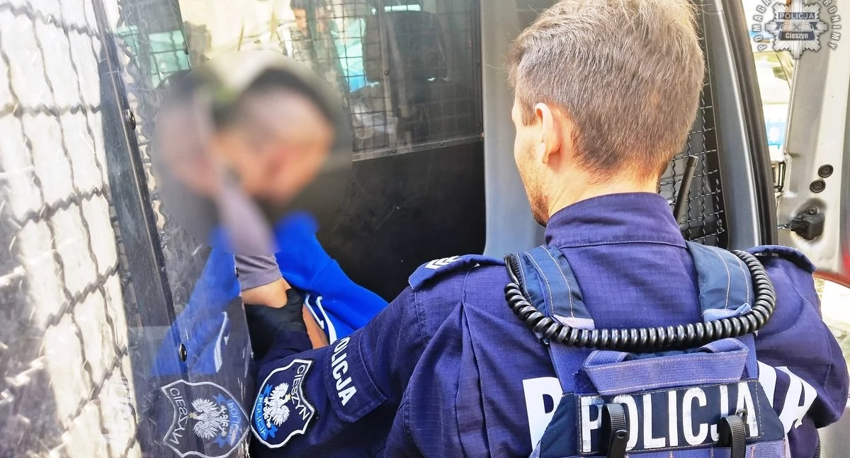Złodzieje wpadli w ręce policji. Jeden z nich zaatakował ochroniarza