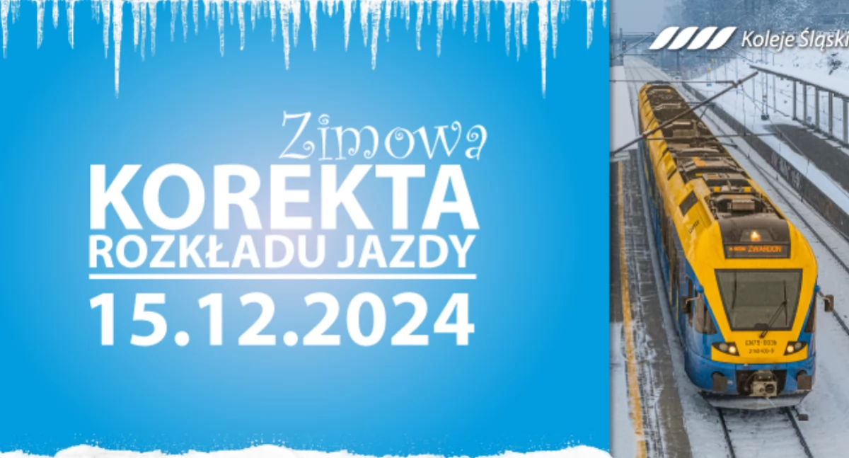 Nowy roczny rozkład jazdy Kolei Śląskich. więcej połączeń, nowe nazwy i promocje