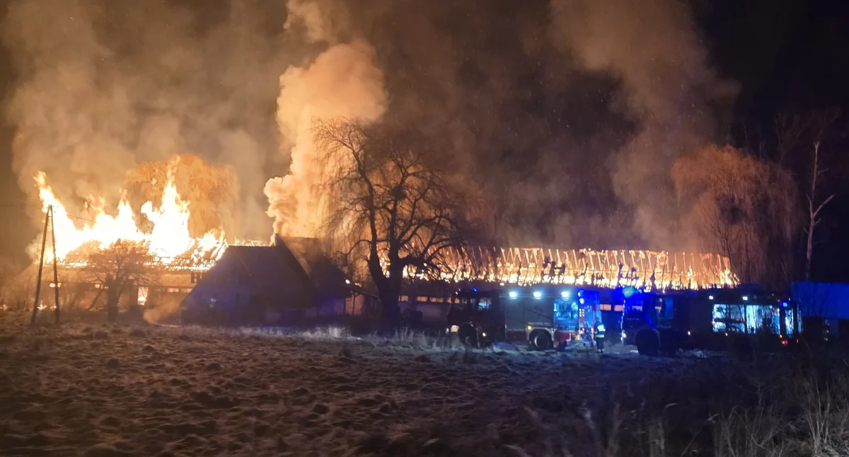 Pożar w Bielowicku. Palił się owiany złą sławą budynek