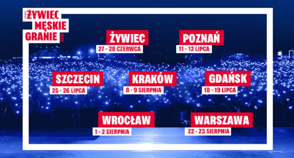 Męskie Granie 2025 w Żywcu – start sprzedaży biletów