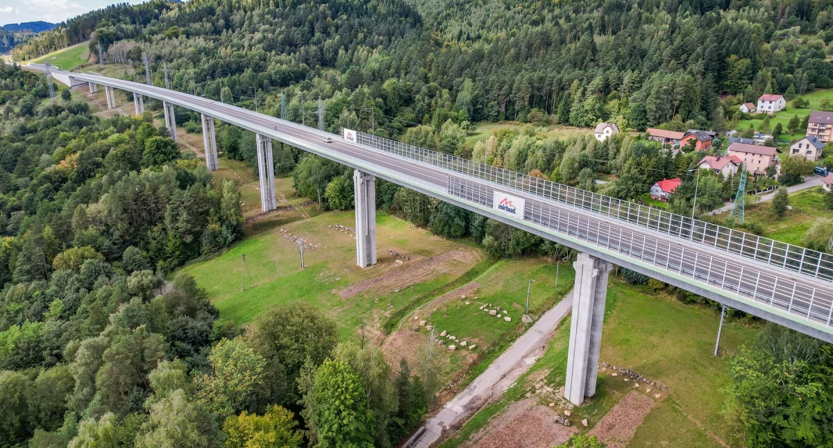 Nowy odcinek drogi ekspresowej S1 – obejście Węgierskiej Górki gotowe do otwarcia