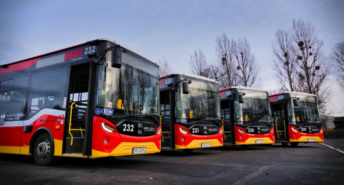 Cztery nowe autobusy Isuzu Novociti Life w Bielsku-Białej – wzmocnienie floty MZK