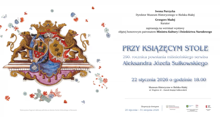 Wernisaż wystawy: Przy książęcym stole. 290. rocznica powstania miśnieńskiego serwisu Aleksandra Józefa Sułkowskiego 