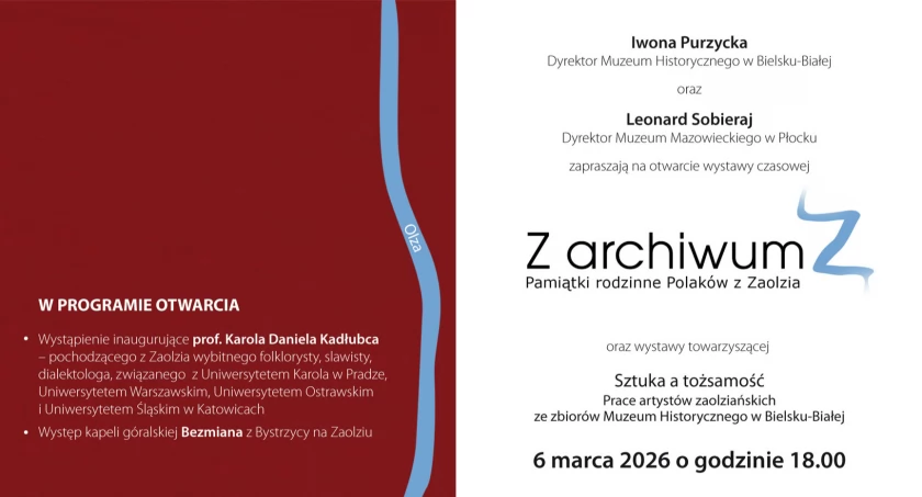 Wernisaż wystawy: Z archiwum Z.Pamiątki rodzinne Polaków z Zaolzia oraz wystawy towarzyszącej: Sztuka a tożsamość..