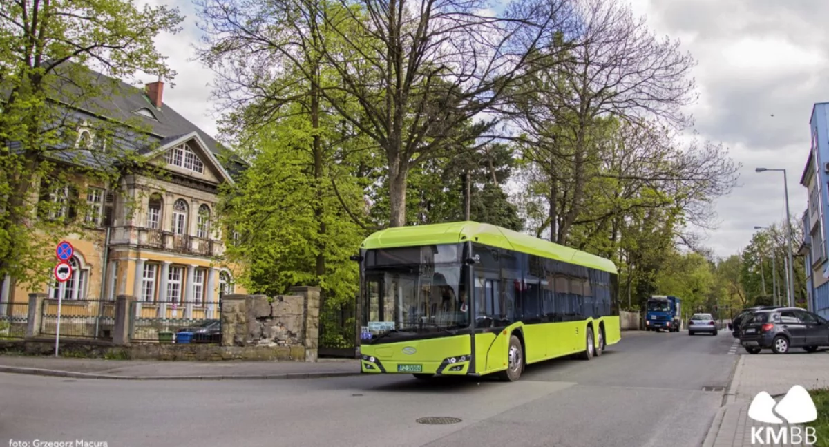 MZK testuje elektryczny autobus Solaris Urbino 15 IV na linii nr 34
