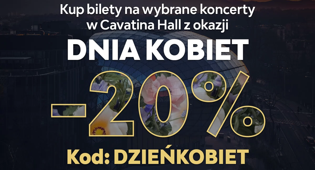Dzień Kobiet w Cavatina Hall: Grow & Glow z Anną Gąsiorowską oraz -20% na koncerty