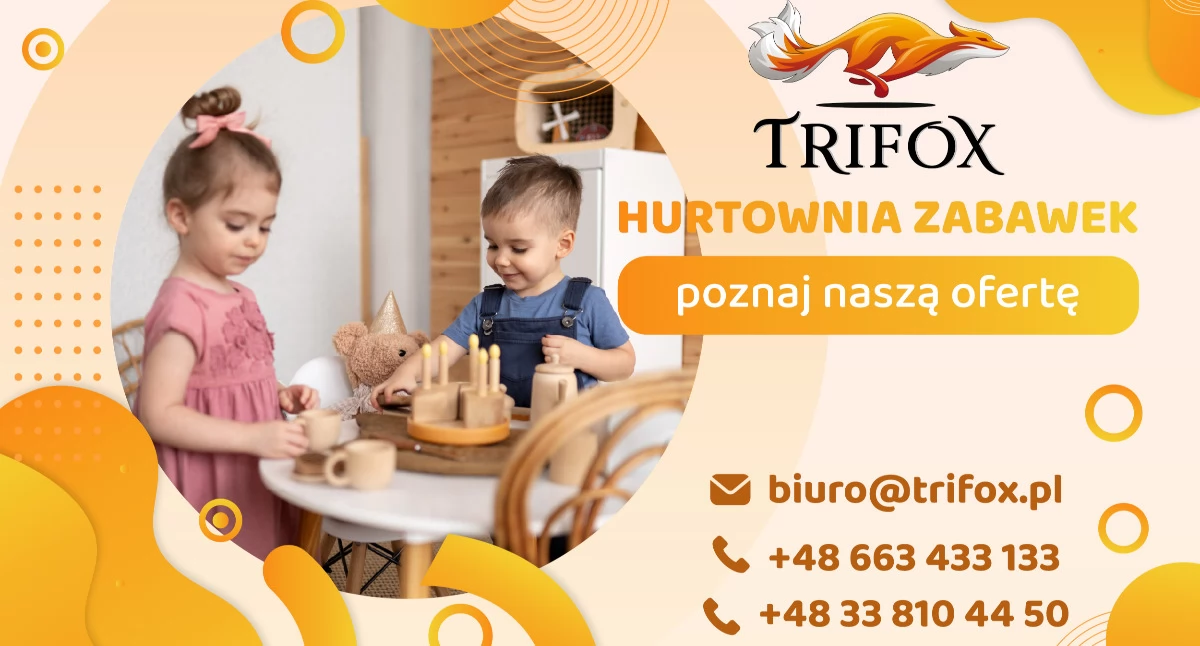 Trifox – hurtownia zabawek, która łączy producentów z rynkiem.