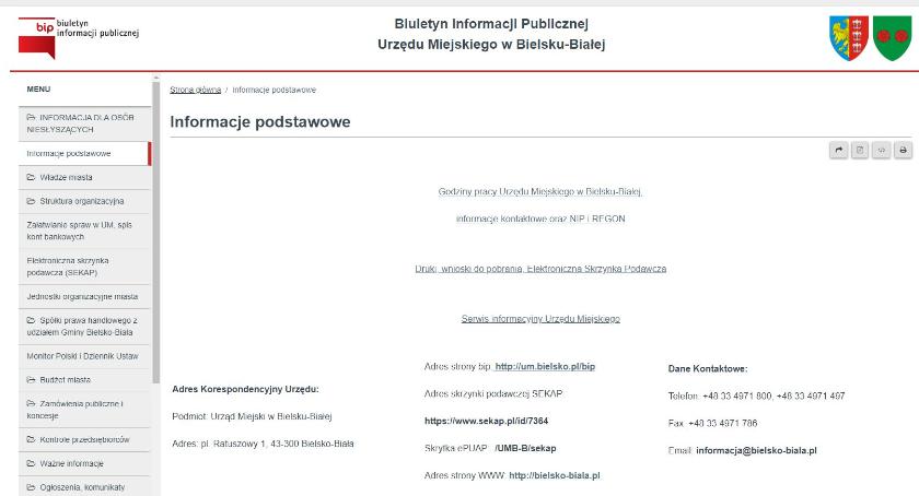 Prezydent: czytajcie BIP