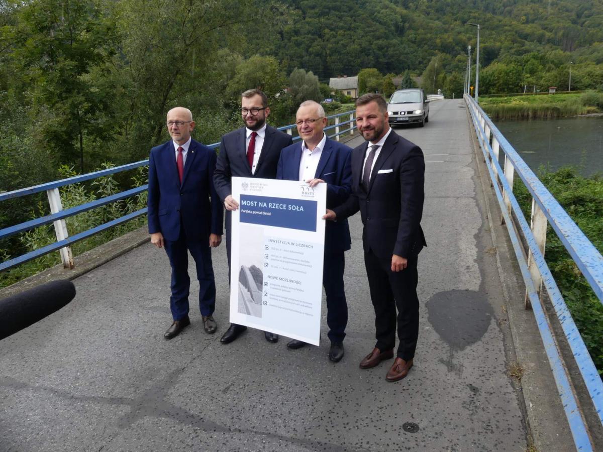 Nowy most na Sole w Porąbce