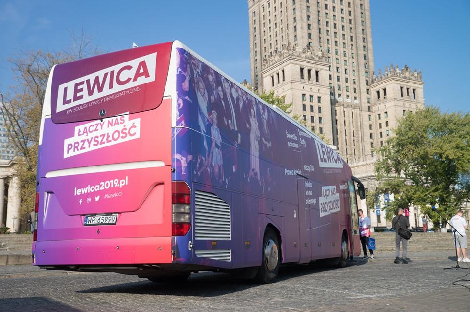 Lewicobus jedzie do Bielska-Białej, a w nim liderzy Lewicy