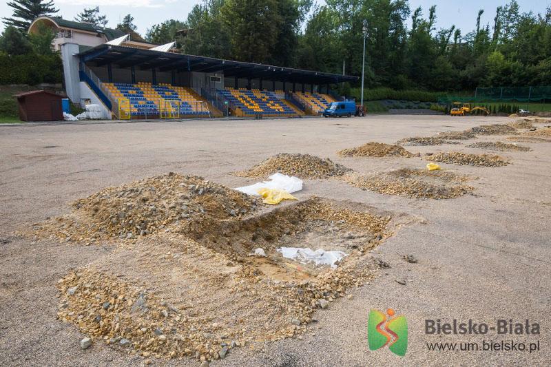 Trwa remont stadionu 