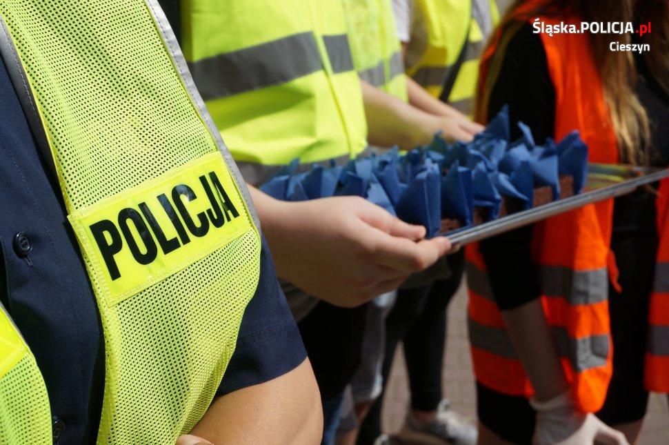 Cieszyńska drogówka rozdawała ciastka