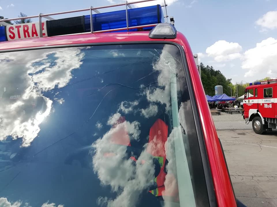 Straż Pożarna ostrzelana z łuku