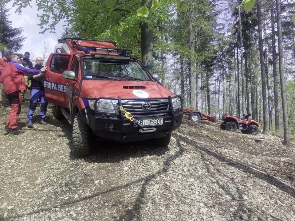 Akcja Beskidzkej Grupy GOPR w rejonie Babiej Góry. Turysta nie żyje (Aktualizacja)