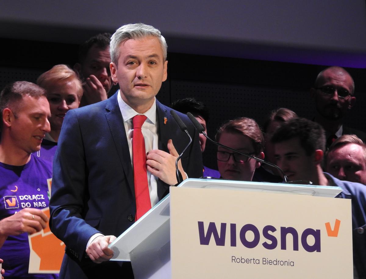 Robert Biedroń w Bielska Białej