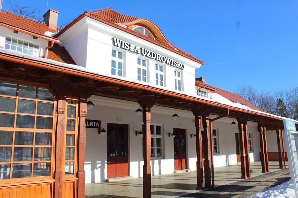 Nowy stary dworzec kolejowy w Wiśle