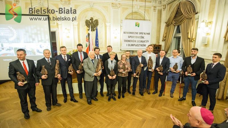 Najlepsi sportowcy Bielska-Białej otrzymali Harnasie