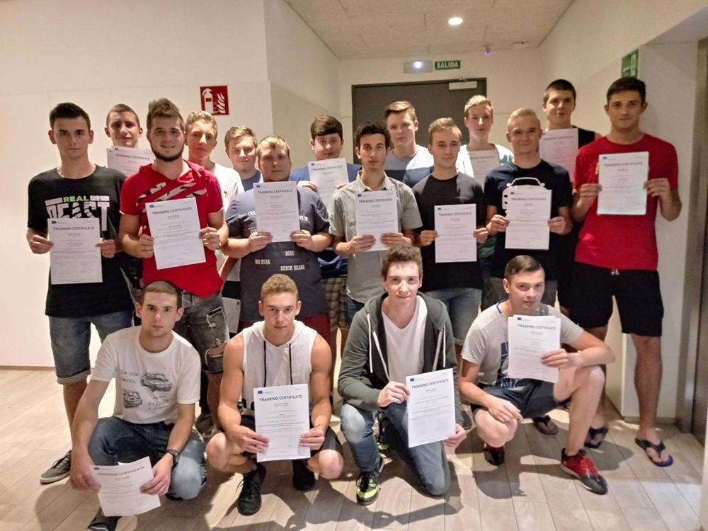 Uczniowie skoczowskiego technikum odbywali praktyki w Hiszpanii