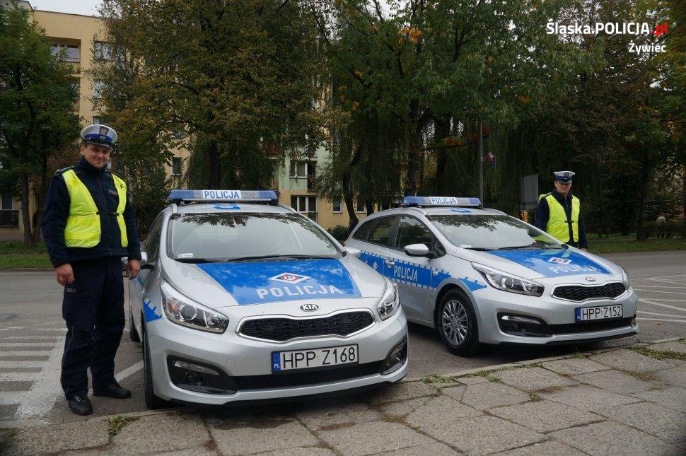 Nowe radiowozy żywieckiej drogówki