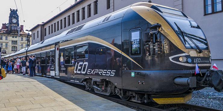LEO Express na śląskich torach