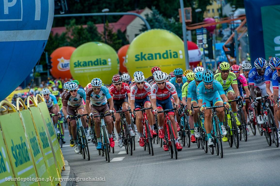 Mety etapów Tour de Pologne w Bielsku-Białej i Szczyrku (utrudnienia w ruchu)