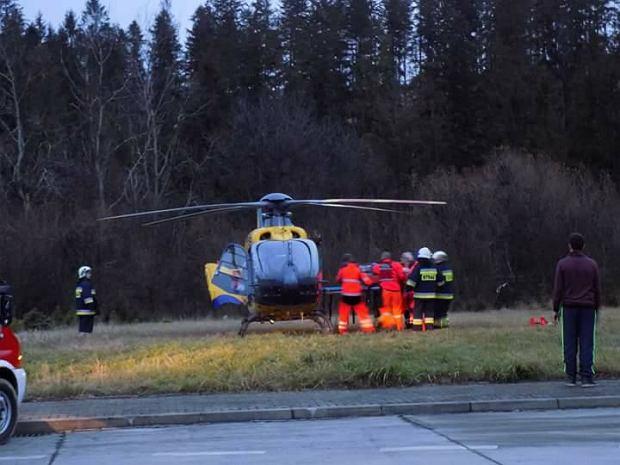 Wypadek na Wiślance w Ustroniu. Pięć osób w szpitalu