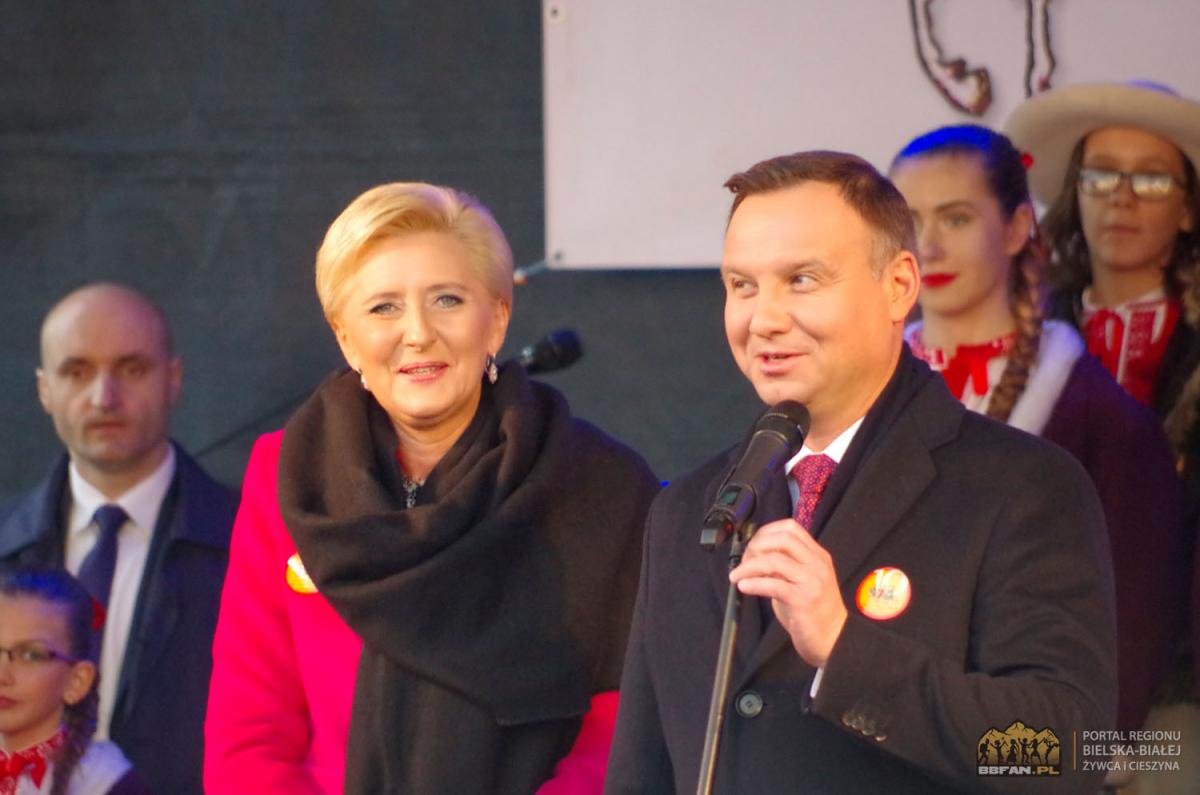 Orszak Trzech Króli w Skoczowie z udziałem pary prezydenckiej