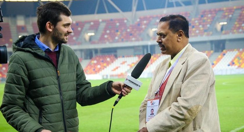 Goście z Indii na Stadionie Miejskim w Bielsku Białej
