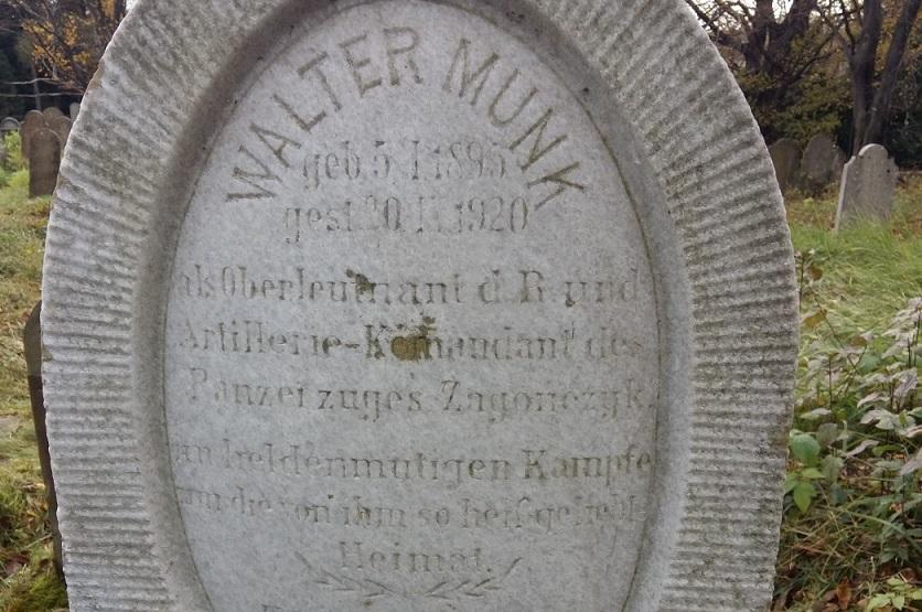 Żywczanin Walter Munk - bohater walk o niepodległość