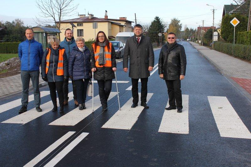 Ulica Zofii Kossak w Górkach Wielkich po remoncie