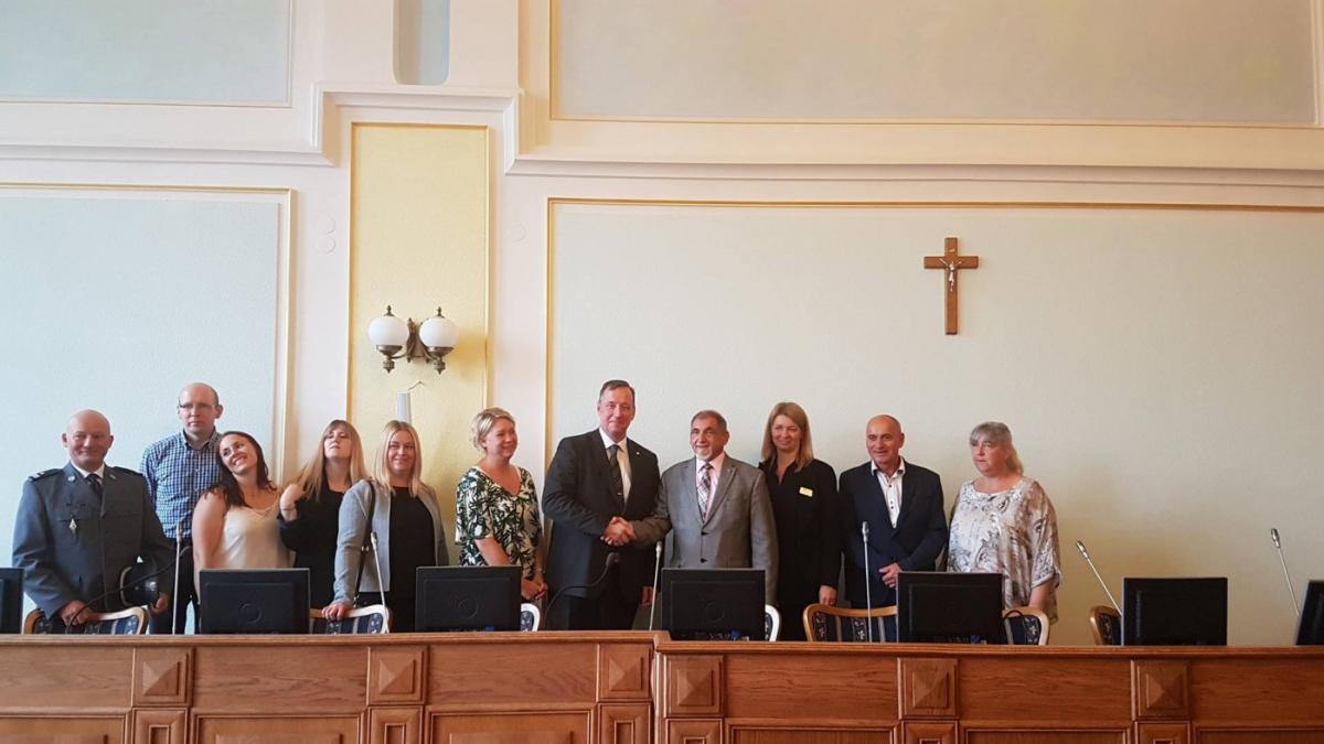Szwedzka młodzież odwiedziła miasto Żywiec