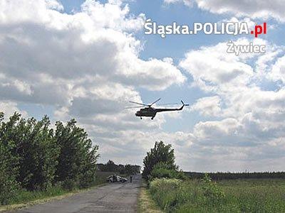 Paralotniarz spadł z dużej wysokości na Górze Żar w Międzybrodziu Żywieckim