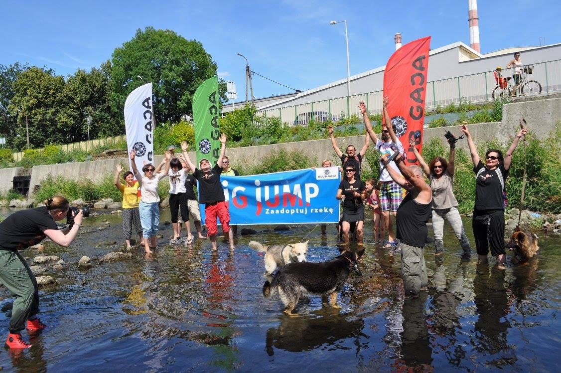 Ekologiczne wydarzenie nad rzeką Białą | Big Jump w Bielsku Białej