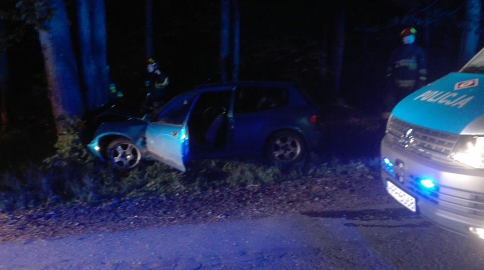 Wypadek w Mazańcowicach. Trzy osoby w szpitalu i pijany kierowca