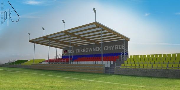 Będzie modernizacja trybuny stadionu Cukrownika Chybie