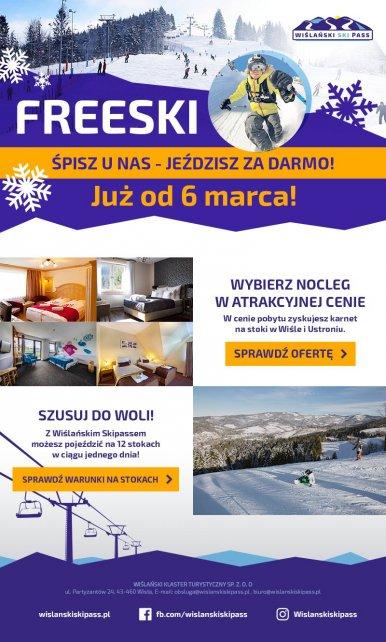 Ruszyła akcja FreeSki | Wiślańki Skipass